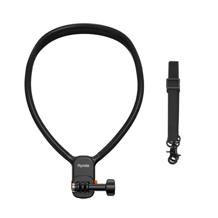 Flymile Magnetic Quick-Release Neck Mount for Action Cameras POV Chest Harness for Hands-Free Recording - Black