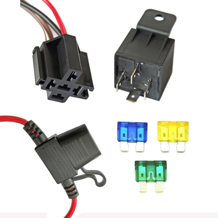 40A Thermostat Dual Electric Cooling Fan Wiring Harness Kit - 12V