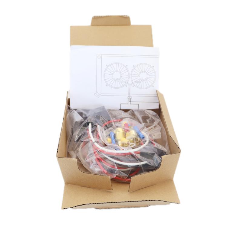 40A Thermostat Dual Electric Cooling Fan Wiring Harness Kit - 12V