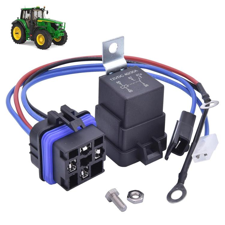 AM107421 Switch Starter Relay Kit for John Deere - 40A/30A  12VDC