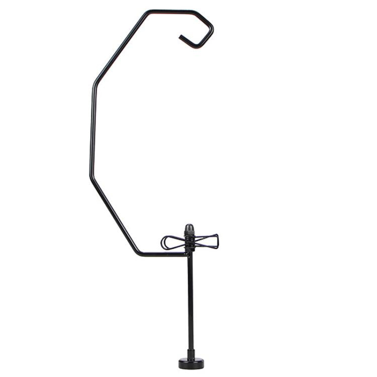 COOL CAMP CF-LT012 Outdoor Mosquito Repellent Incense Clip Lamp Stand Magnetic Camping Light Pole - Black