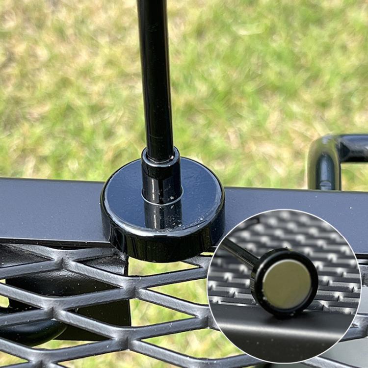 COOL CAMP CF-LT012 Outdoor Mosquito Repellent Incense Clip Lamp Stand Magnetic Camping Light Pole - Black