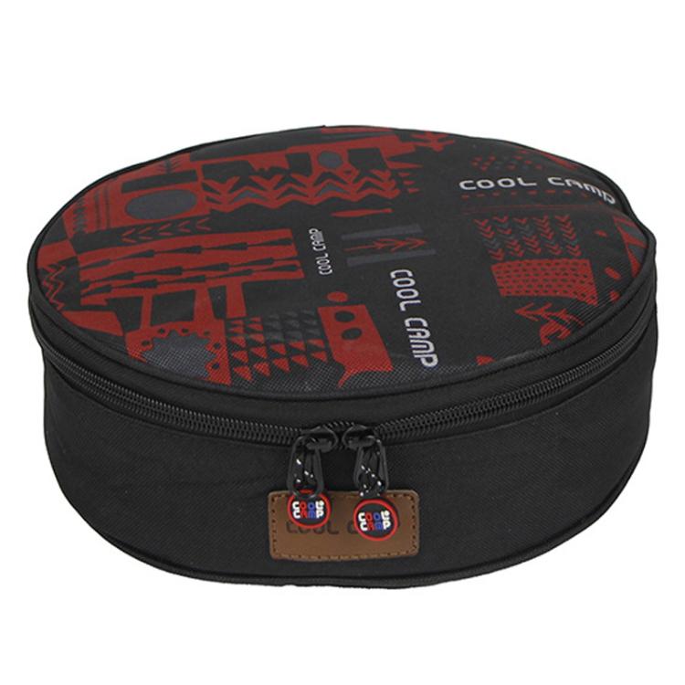 COOL CAMP CF-G669 Portable Bowl Dish Storage Bag Picnic Tableware Bag For Outdoor Camping, Spec: Circle