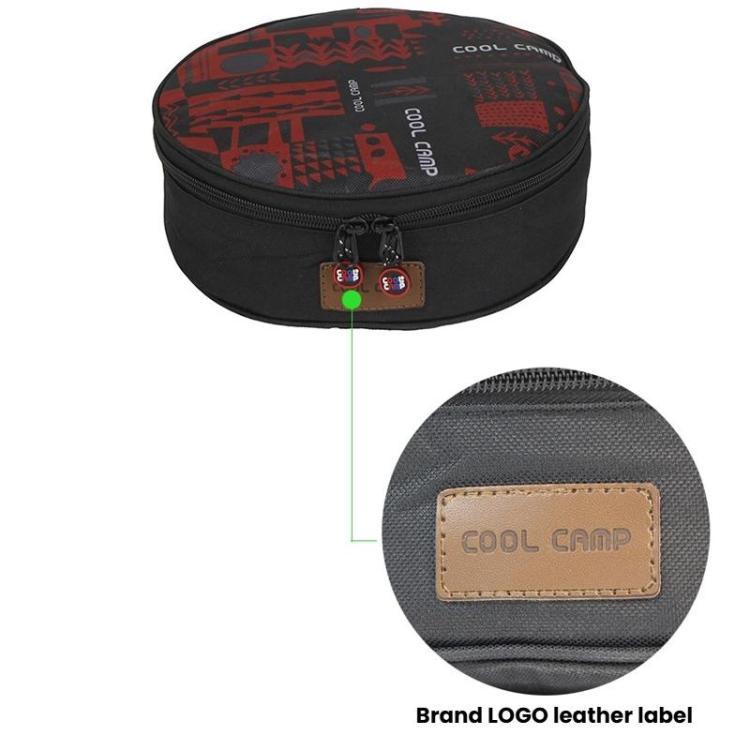 COOL CAMP CF-G669 Portable Bowl Dish Storage Bag Picnic Tableware Bag For Outdoor Camping, Spec: Circle