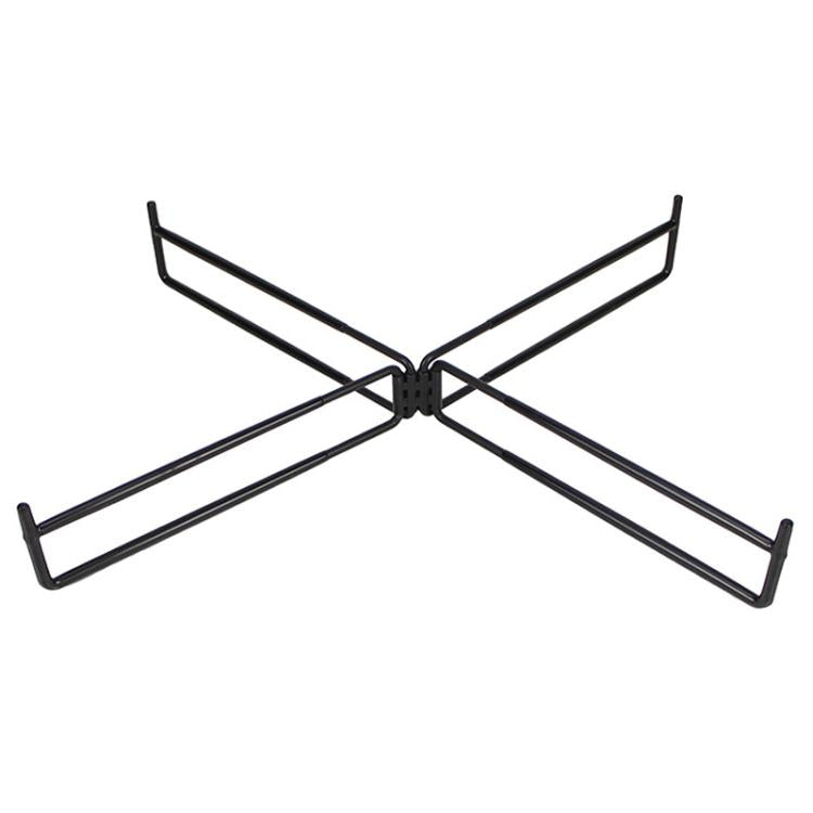COOL CAMP CF-7001 Outdoor Camping Folding Storage Rack Camping Water Bucket Base Support Mat - Black