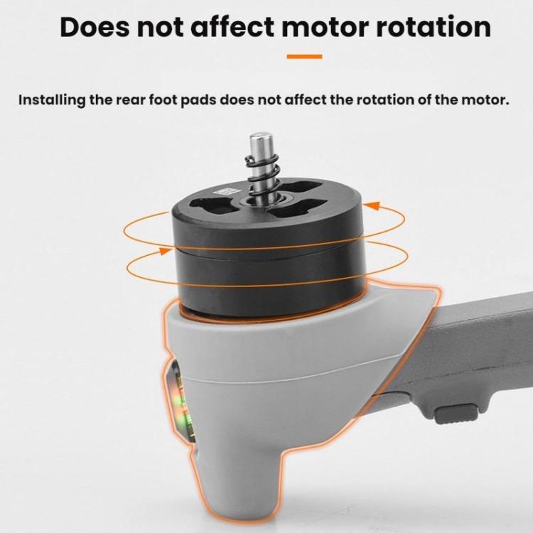 For DJI Mavic Air 3 / 3S BRDRC Dust-Proof Tripod Pad - Gray