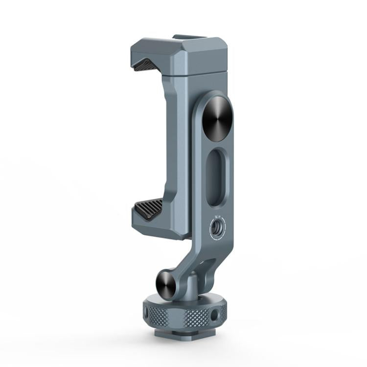 VRIG PH-18 Aluminum Alloy Dual-Head Cold Shoe Phone Mount With Dual 1/4 inch Screw Holes For Horizontal/Vertical Tilting Shooting