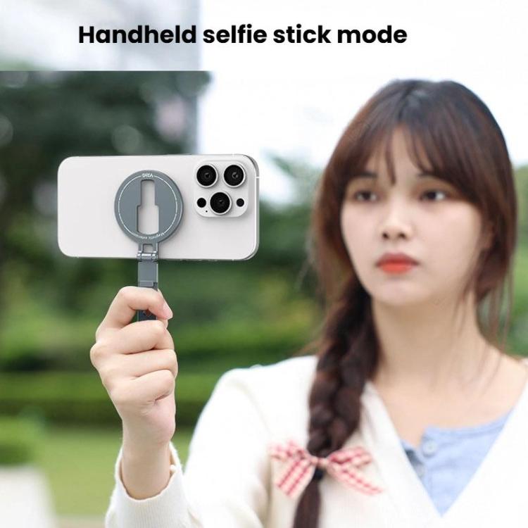 VRIG MG-32 Aluminum Alloy Magsafe Magnetic Folding Dual Cold Shoe 1/4 Inch Screw Hole Extension Smartphone Mount
