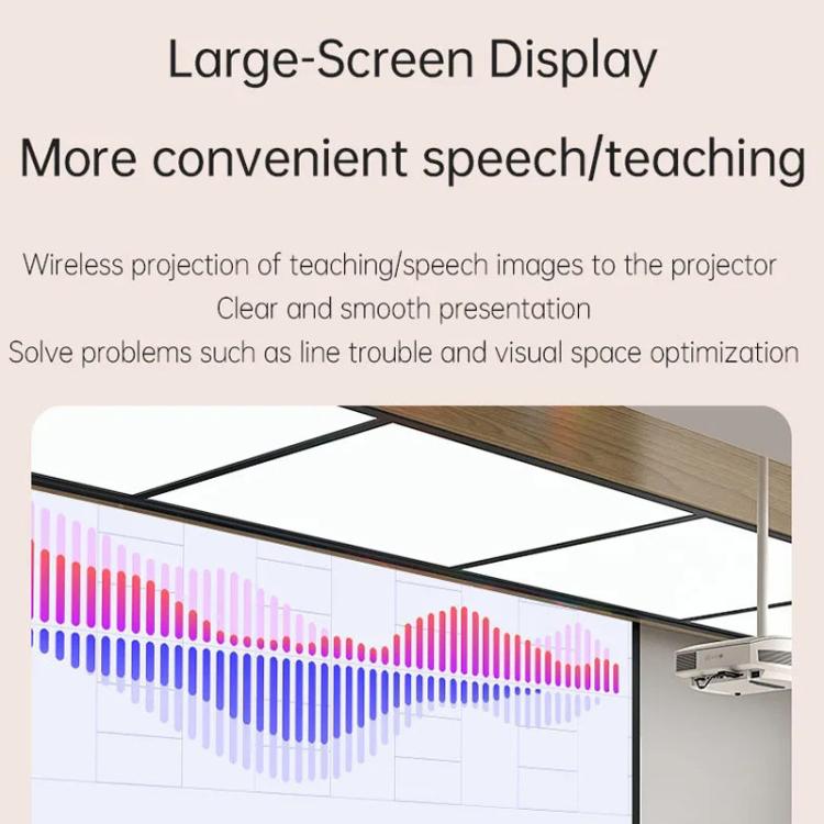 HDMI Wireless Transmitter 50M Signal Extension 1080P WIFI Computer Wireless Casting Same Screen, Transmitter + Receiver - Orange