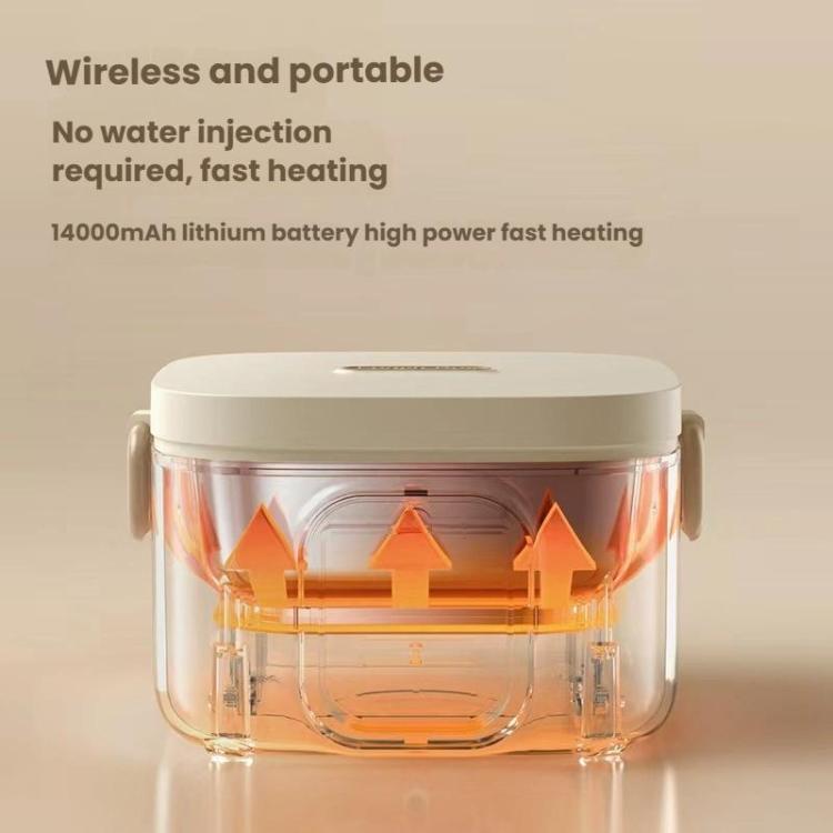 FH-2B 500 ml Wireless Charging Lunch Box No Water Needed With 304 Stainless Steel Inner Pot
