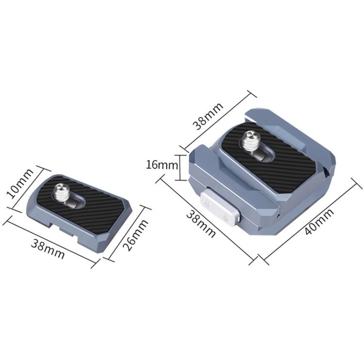 COBONE CQ-2 Aluminum Alloy Quick Release Adapter Universal Gimbal Clamp Accessories For Phones DSLRs