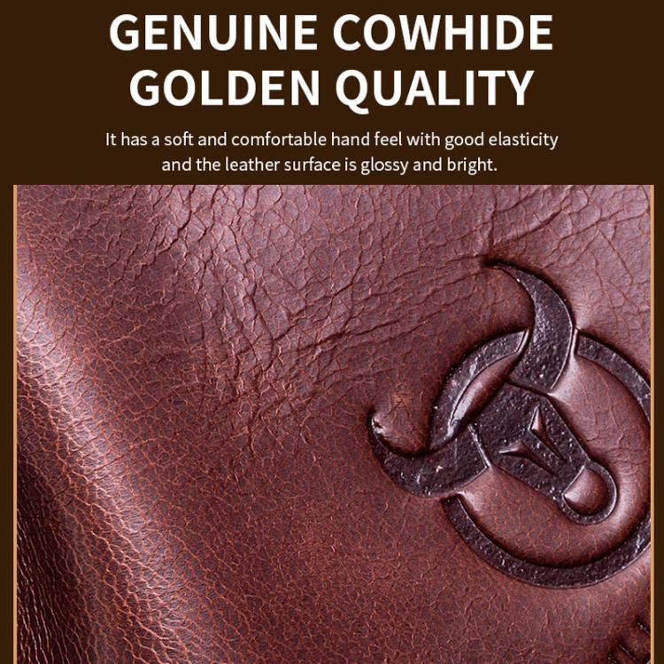 BULL CAPTAIN Vintage Men Genuine Leather Tablet Shoulder Bag