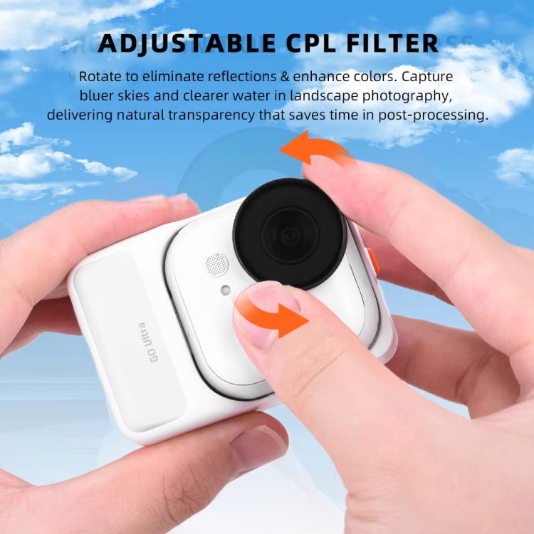 For Insta360 Go Ultra BRDRC Lens Filter Camera Accessories, Spec: ND16