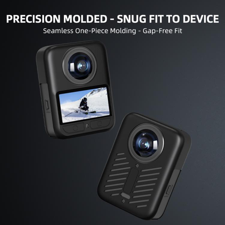 For DJI Osmo 360 Silicone Case Anti-Scratch Shock-Absorbing Dustproof Cover With Lens Cap