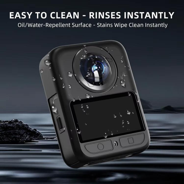 For DJI Osmo 360 Silicone Case Anti-Scratch Shock-Absorbing Dustproof Cover With Lens Cap
