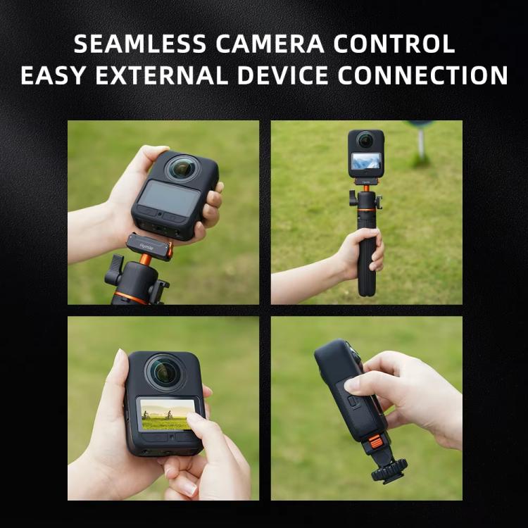 For DJI Osmo 360 Silicone Case Anti-Scratch Shock-Absorbing Dustproof Cover With Lens Cap