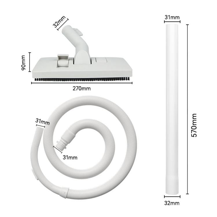 For Philips FC8220 / FC8222 / FC8270 / FC8274 Vacuum Cleaner Accessories, Spec: Straight Tube