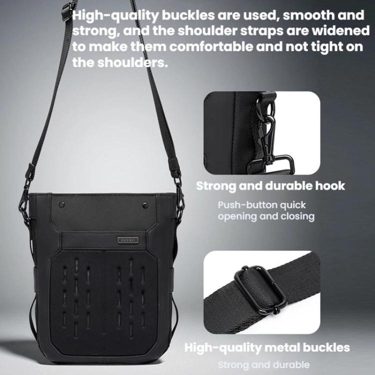 OZUKO Men Waterproof Commuting Crossbody Shoulder Bag