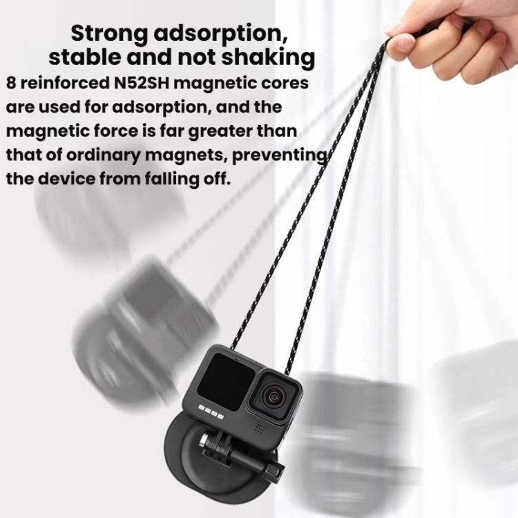 BH-14 With 1/4 inch Adapter Universal Action Camera Magnetic Lanyard Camera Neck-Mount Bracket
