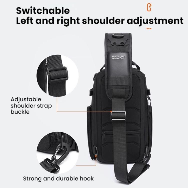 OZUKO Men Multifunctional Waterproof Crossbody Bag