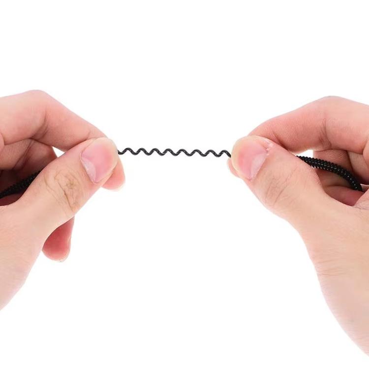10pcs Stylus Bottle Opener Anti-Lost Retractable Spring Cord, Length: 17cm