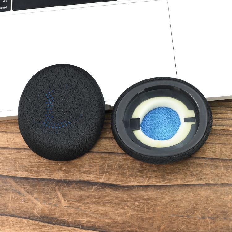 1pair Replacement Ear Pads for Jabra Elite 45h / Evolve2 65 UC Bluetooth Headphones - Black