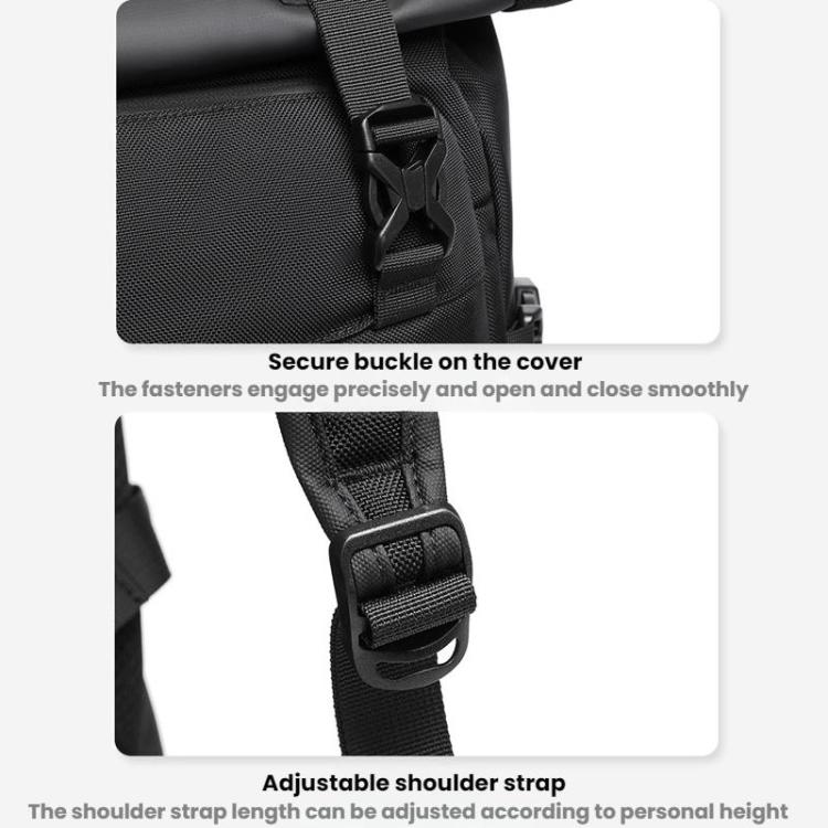OZUKO Large Capacity Waterproof Laptop Backpack for Commuters and Casual Use