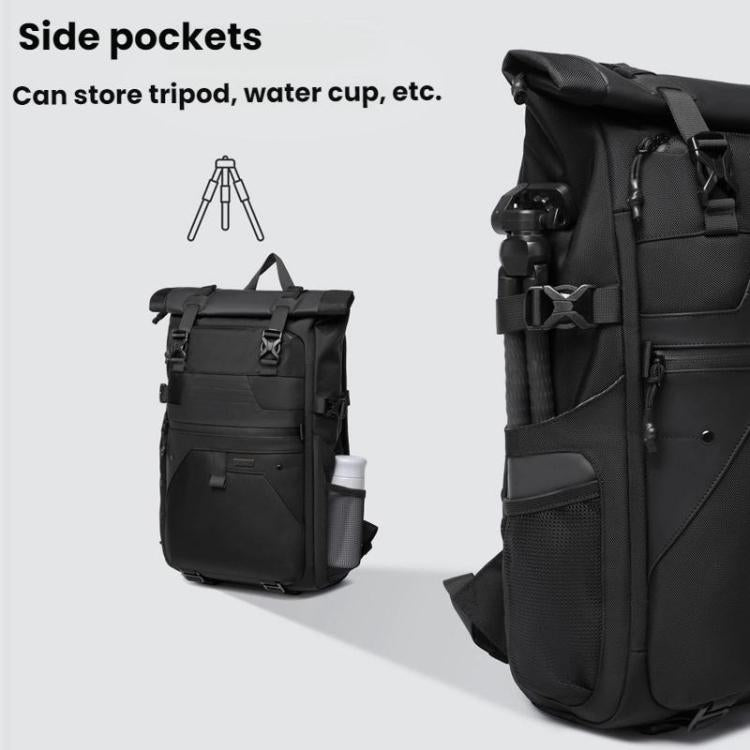OZUKO Large Capacity Waterproof Laptop Backpack for Commuters and Casual Use
