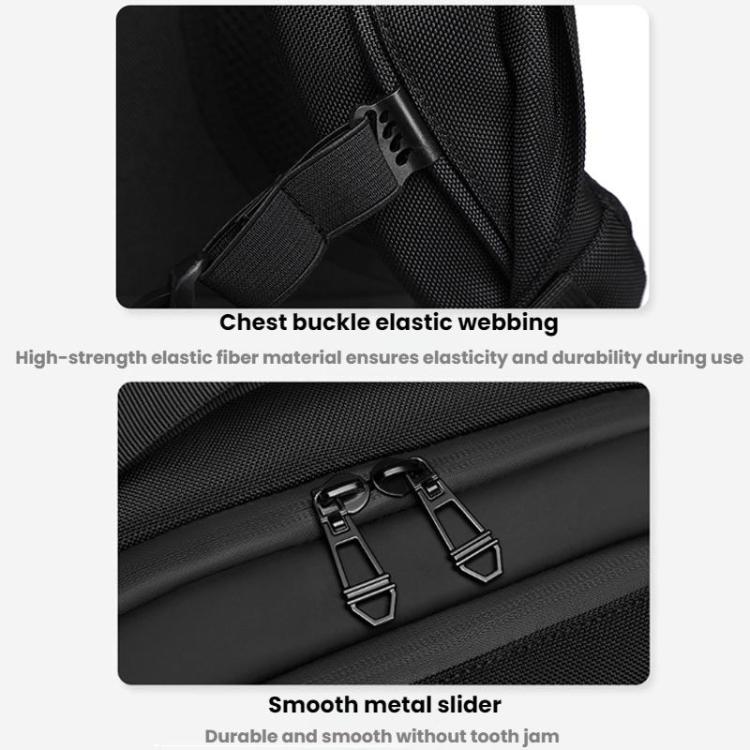 OZUKO Commuter Large-Capacity Waterproof Oxford Cloth Laptop Backpack