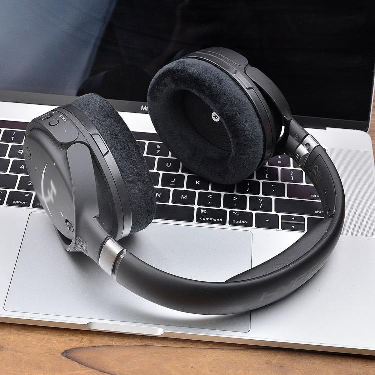 1pair Flannel Earpads For Audeze Penrose/Penrose X/Mobius & HyperX Cloud Orbit S Replacement Parts