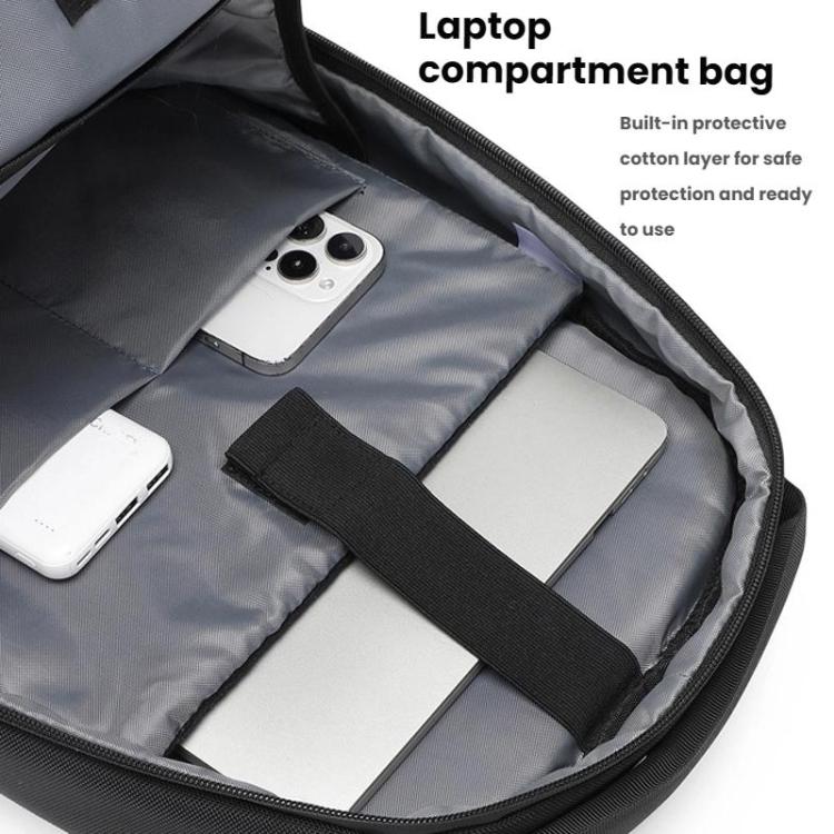 OZUKO Water-Repellent Multi-Compartment Business Laptop Backpack