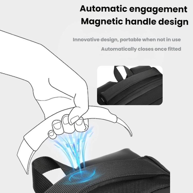 OZUKO Water-Repellent Multi-Compartment Business Laptop Backpack