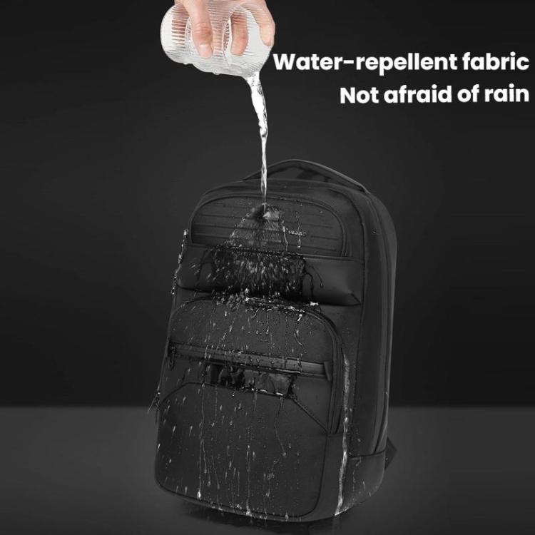 OZUKO Water-Repellent Multi-Compartment Business Laptop Backpack