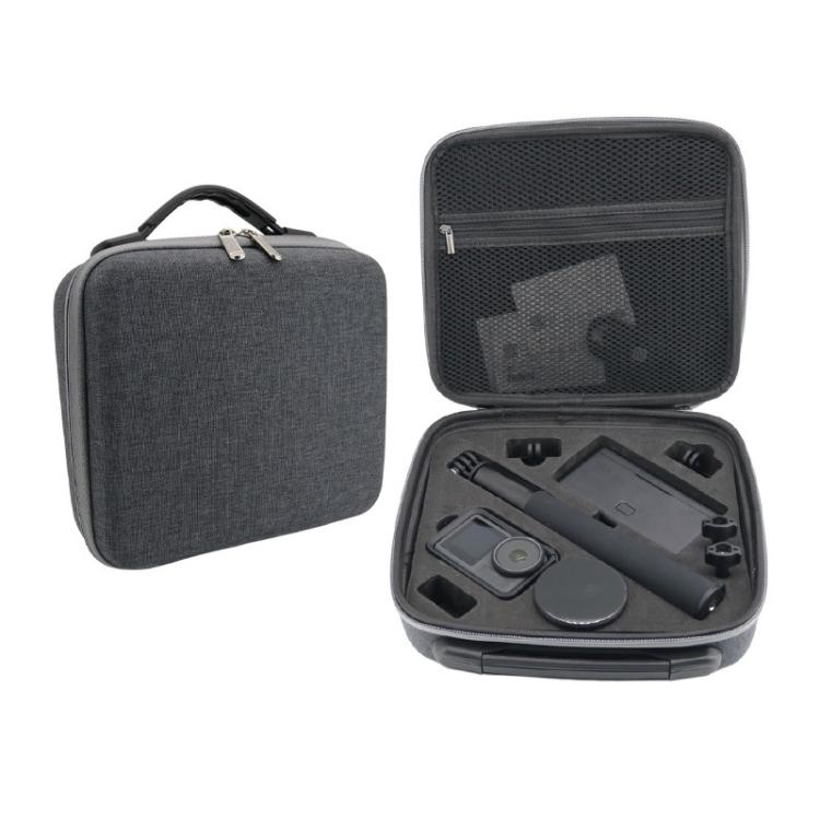 For DJI Osmo Action 5 Pro / 4 / 3 Action Camera Storage Bag - Dark Gray
