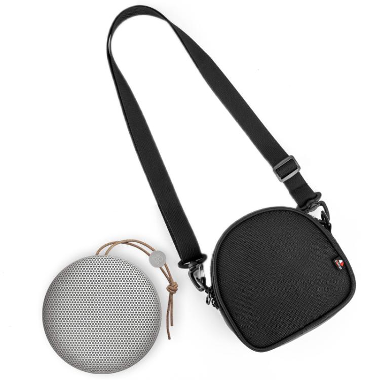 For B&O Beosound A1 2nd/3rd Gen Speaker Storage Shoulder Strap Protective Bag - Black