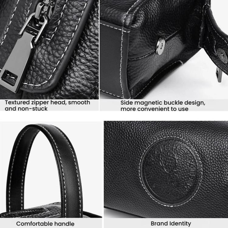 WEIXIER W130 Men Clutch Bag Business Lightweight Handheld Bag, Style: 1 Black