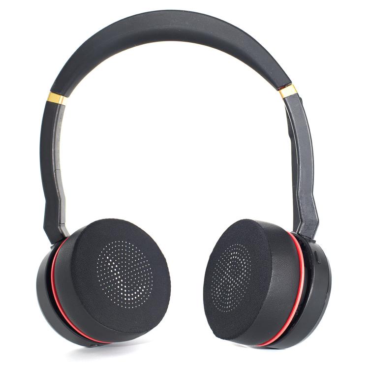 1pair Replacement Ear Pads For Jabra Evolve 75 75+ / 75 UC / 75MS Memory Foam Ear Cushions - Cool Gel