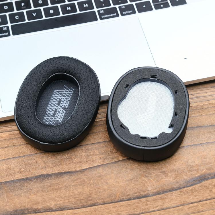 1pair Replacement Earpads For JBL E65BTNC / Duet NC / Live 650BTNC / Live 660NC - Black
