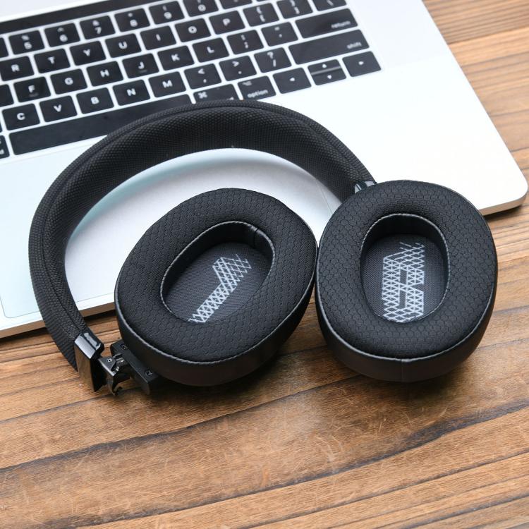 1pair Replacement Earpads For JBL E65BTNC / Duet NC / Live 650BTNC / Live 660NC - Black