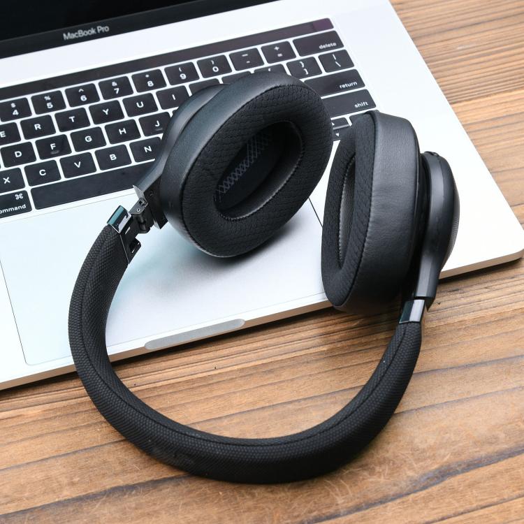1pair Replacement Earpads For JBL E65BTNC / Duet NC / Live 650BTNC / Live 660NC - Black