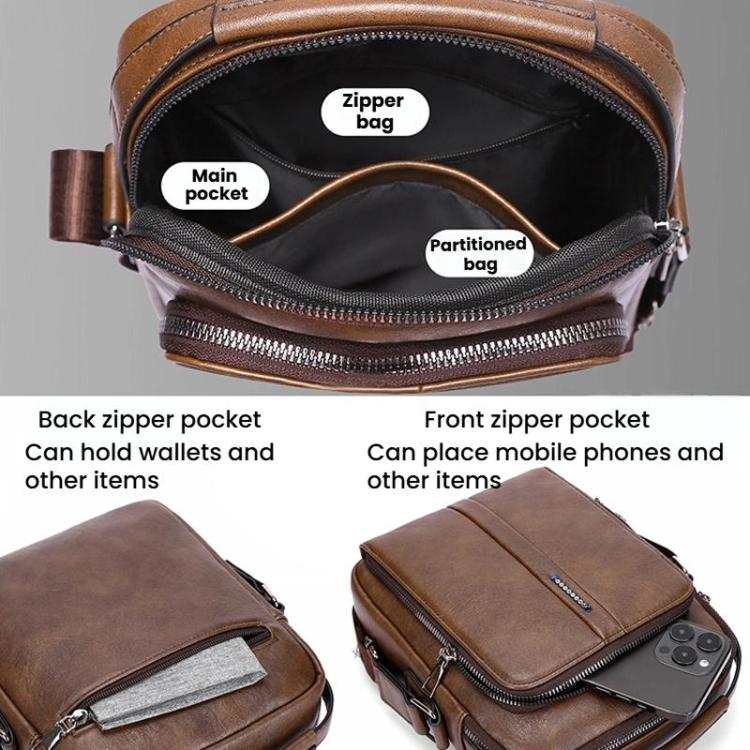 WEIXIER D833 Multi-Functional Men Shoulder Bag Commuter Large Capacity Crossbody Bag