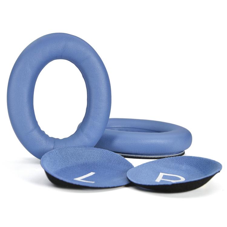 For Bose QC45 / QC35 1pair Replacement Ear Cushions Memory Foam Ear Pads - Blue