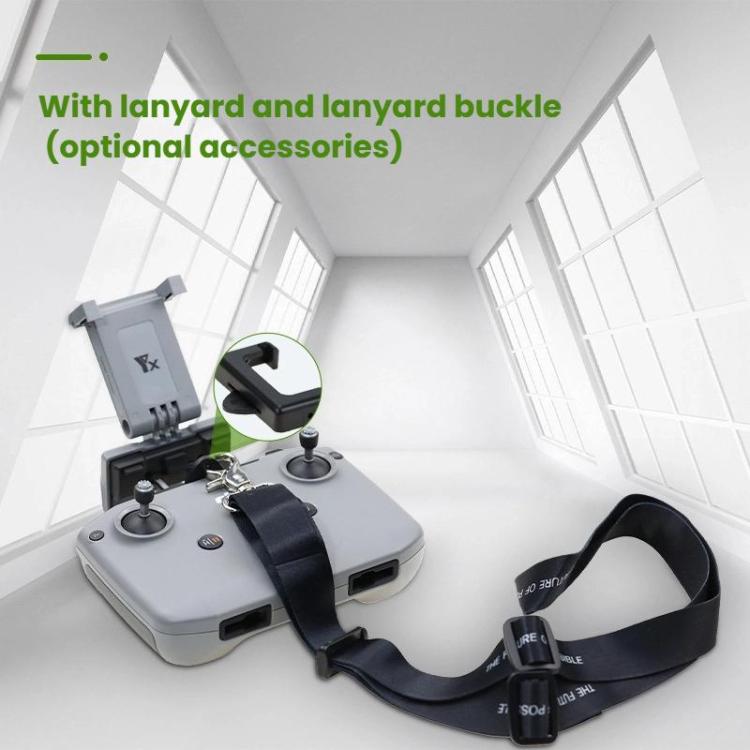 YX Adjustable Tablet Holder For DJI RC-N Remote Controller 8pin+USB-C Cable Set  Black