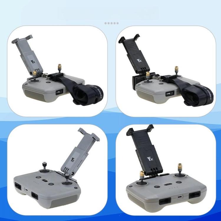 YX Adjustable Tablet Holder For DJI RC-N Remote Controller USB-C Cable Set Gray