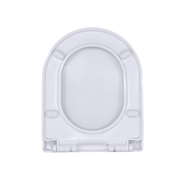 Small Square U Shape Toilet Seat Slow Close Lid Easy Installation Toilet Seat Replacement