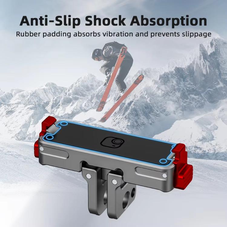 For Insta360 Go Ultra Flymile Magnetic Quick-Release Adapter Aluminum Alloy Mount Extension Accessory - GU002
