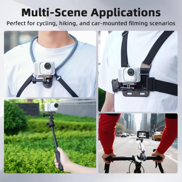For Insta360 Go Ultra Flymile Magnetic Quick-Release Adapter Aluminum Alloy Mount Extension Accessory - GU002
