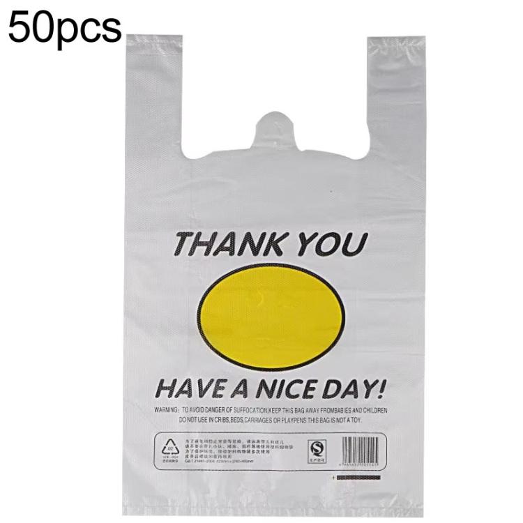 Plastic Bag, Size: Transparent Extra Thick 24x38cm, 50bags In One Package