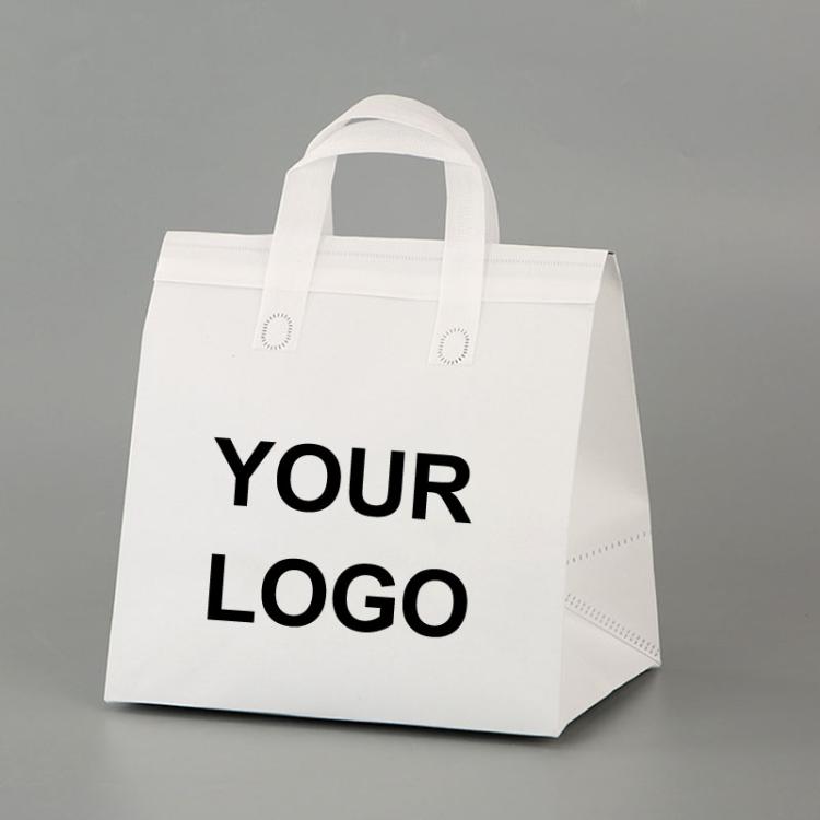 Aluminum Foil Thermal Takeaway Bag, 50 Bags In One Package, Size: Large 26x26x17cm