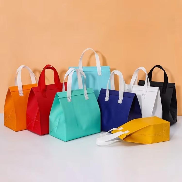 Aluminum Foil Thermal Takeaway Bag, 50 Bags In One Package, Size: Extra Large 30x30x20cm